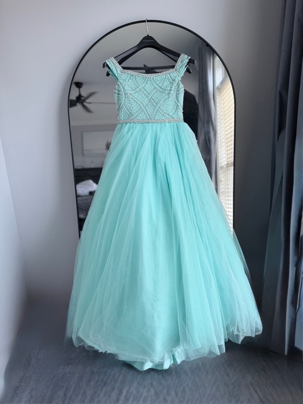 Tiffany Princess Beaded Tulle Ball Gown - Picture 4 of 8